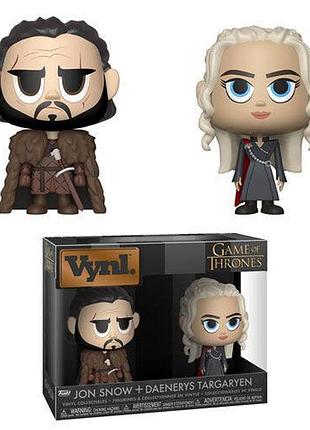 Фігурка funko vynl фанко гра престолів vynl. game of thrones jon snow daenerys targaryen 2-pack
