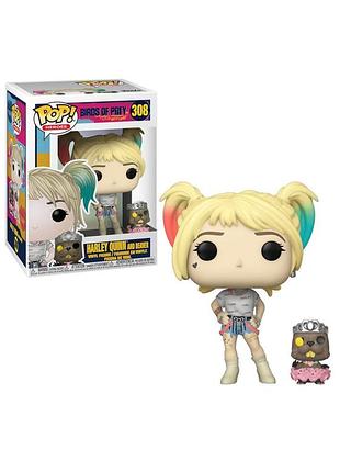 Фігурка funko pop фанко поп dc birds of prey #308 harley quinn