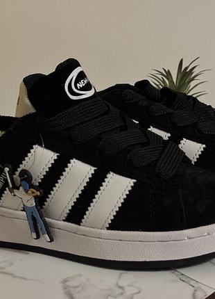 Кеди adidas campus чорно-білі 36 розмір