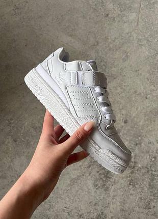 👟 кросівки     adidas forum "white"    / наложка bs👟