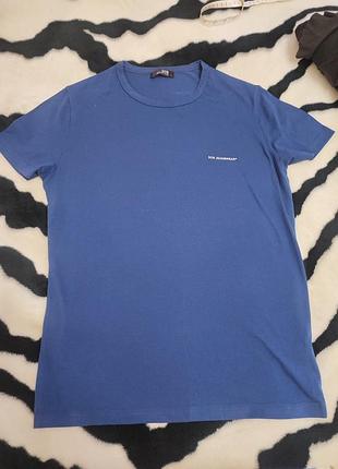 Мужская футболка  ocs jeanswear (синяя) l