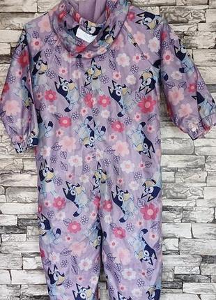 Детский комбинезон-дождевик bluey (puddlesuit) 5