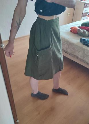Юбка миди