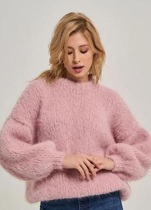 Мягенький оверсайз свитер в цвете «розовая пудра» ☁️