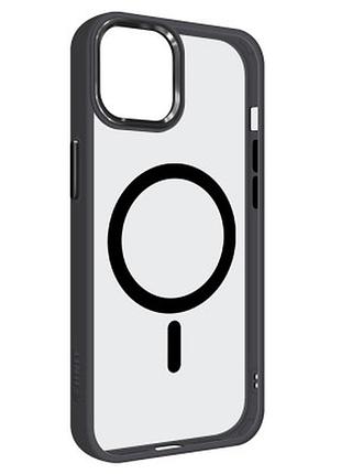 Чехол для мобильного телефона armorstandart unit magsafe apple iphone 12/12 pro black (arm66930)