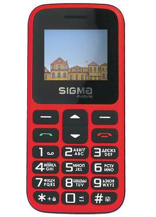 Мобильный телефон sigma comfort 50 hit2020 red (4827798120958)
