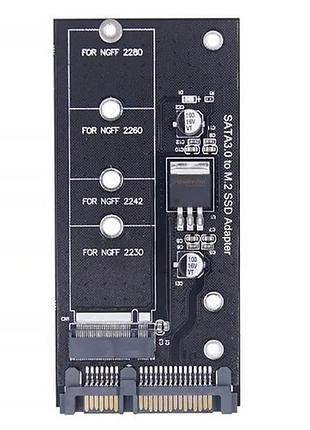 Адаптер переходник ssd m.2 ngff ключ b на sata3 до 6гбит/с