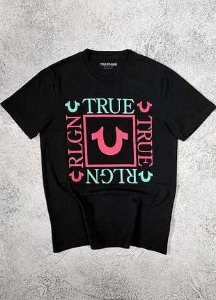 Футболка true religion neon logo evisu ed hardy (s)