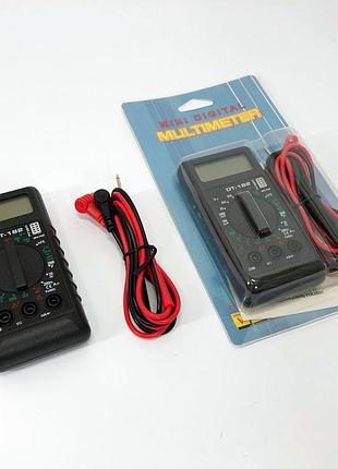 Мультиметр dt-182 (100), мультиметр вольтметр тестер, мультиметр для автомобіля, тестер для електрика 6