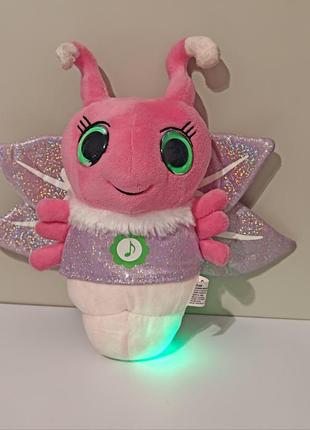 Интерактивная игрушка glowies розовый светлячок