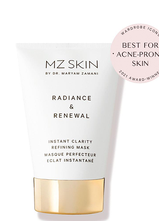 Очищающая маска для лица "сияние и обновление" mz skin radiance &amp; renewal instant clarity refining mask, 20 мл