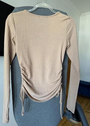 New look кофта в рубчик s/m 4