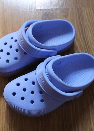 Унисекс сандалии аквашузы босоножки сабо crocs kids’ crocband mermaid metallic