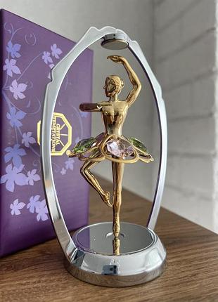 Фігурка з камінням swarovski танцююча балерина 14 см 1602289