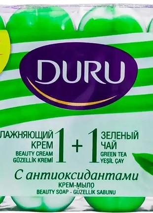 Туалетне мило duru 1+1 зелений чай 4 х 80 г