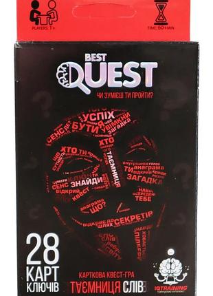 Настольная игра «best quest тайна слов», danko toys, bq-01-01u