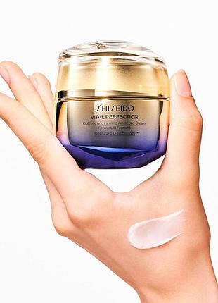 Крем shiseido vital perfection uplifting & firming advanced cream enriched