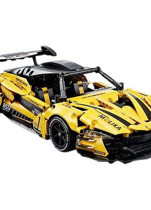 Конструктор ferrari sf90 xx stradale 1310 деталей на 37 сантиметрів машина technic помаранчевий ферарі машинка
