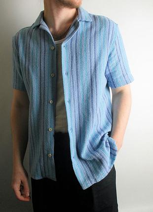 Рубашка/шведка zara - mens resort kneeted shirt