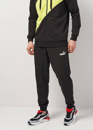 Чоловічі чорні спортивні штани від puma розмір l