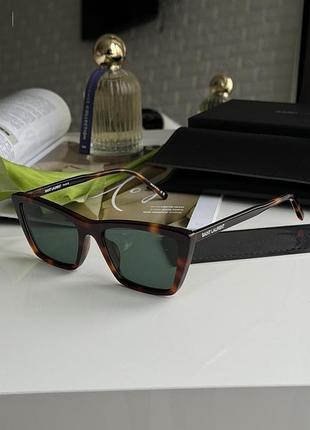 Очки saint sl 737 003 laurent leo/green