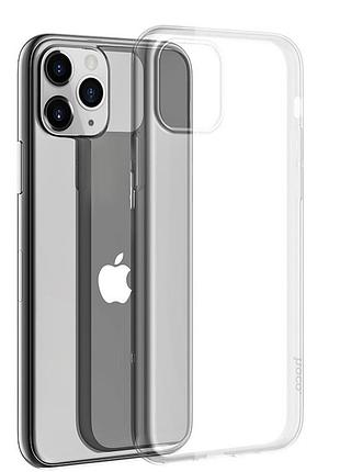 Чехол бампер hoco tpu light series для iphone 11 pro max прозрачный transparent