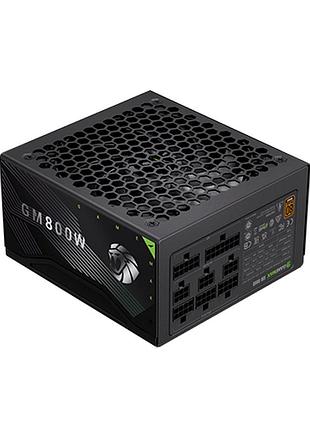 Блок питания модульный gamemax gm800b 800w atx 2.53 80+ bronze black