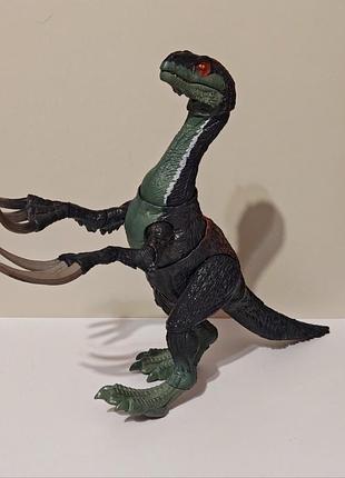 Динозавр теризинозавр зі звуком світ юрського періоду jurassic world dominion slashin therizinosaurus dinosaur mattel
