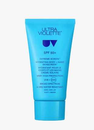 Солнцезащитный крем для рук и тела ultra violette extreme screen spf 50+ hand and body, 30 мл