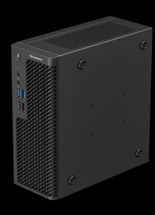 Корпус для пк gamemax mini-itx st-160-2u2-2u3-flex-230m з блоком живлення 230вт, стильний чорний