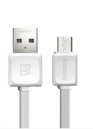 Кабель синхронизации remax rc-008m fast data micro-usb 1m белый white