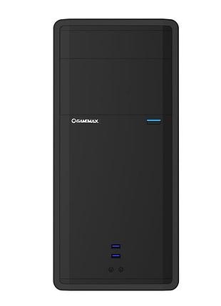 Корпус комп'ютерний atx gamemax et-209-np-2u3 без блока живлення/middle tower чорний