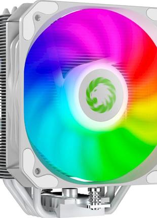 Кулер для процесора gamemax sigma 540 argb wh з підсвічуванням/130мм intel/amd білий
