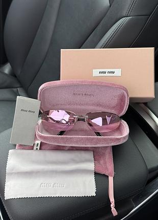 Женские брендовые очки rose/silver
