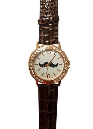 Часы наручные женские mr. mustache 264 gold/brown