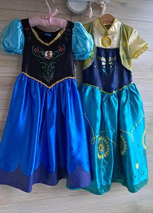 Карнававальное платье анны эльзы принцессы disney 5-6л
