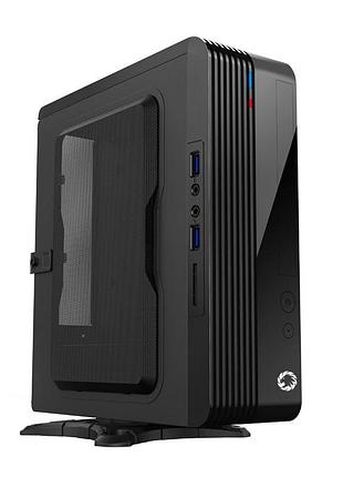 Корпус комп'ютерний mini-itx gamemax st103-2u3-300w з блоком живлення/mini tower/бічне вікно чорний