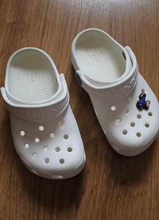 Унисекс аквашузы босоножки сандалии белые сабо crocs classic clog