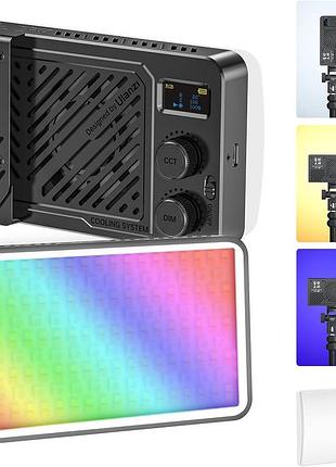 Накамерне світло надпотужне 40вт rgb із розсіювачем cri 96+ 2700-6500к ulanzi lm-p40rgb