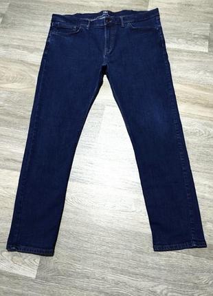 Мужские джинсы m&s , размер по бирке 40/31 regular slim fit , синие