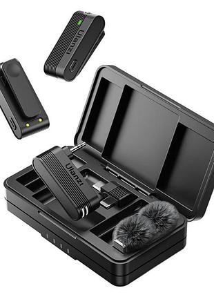 Бездротовий мікрофон для iphone android камери type-c 3.5mm ulanzi a100