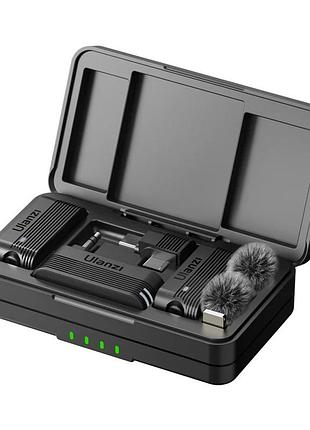 Бездротовий мікрофон для iphone android камери type-c 3.5mm ulanzi a100 3