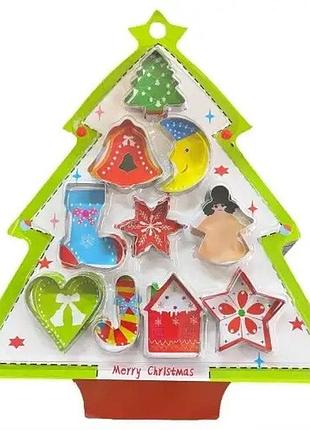 Набор форм для печенья merry christmas r89443, 10 шт.