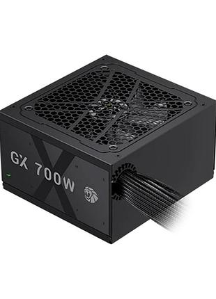 Блок питания gamemax gx700g 700w atx 2.53 80+ gold с вентилятором 120 мм black
