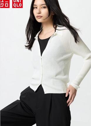Кардиган-поло uniqlo