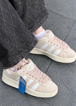 Кросівки adidas campus beige