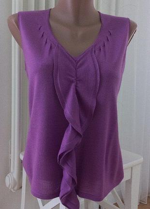 Escada кофта 70% wool 20% silk 10% cashmere m-l розмір