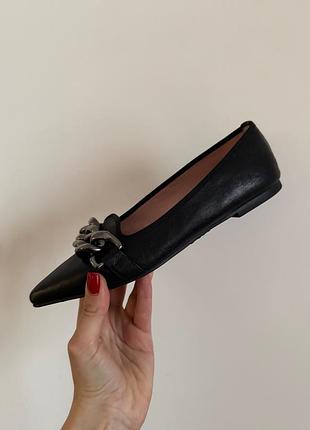 Кожаные балетки pretty ballerinas
