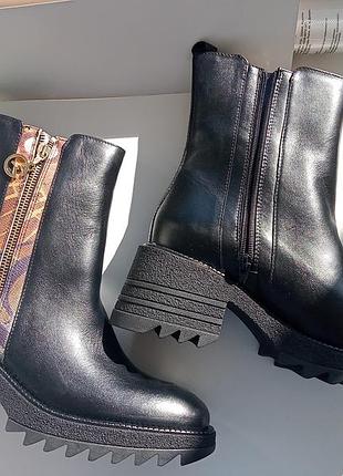 Gattinoni ankle boot 39 ботинки кожа черные