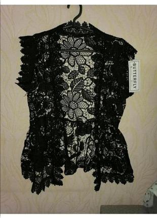 Жилетка, кофта, сорочка ажурная а 40-46р butterfly очень красива